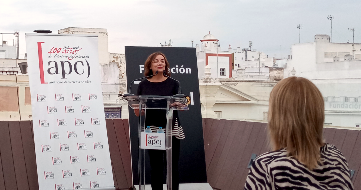 La periodista Pepa Bueno en Cádiz