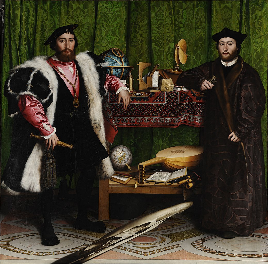 Imagen del cuadro Los Embajadores de Hans Holbein el joven