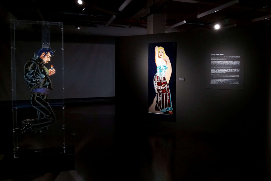 Imagen de la escultura de Marilyn hecha por Las Costus